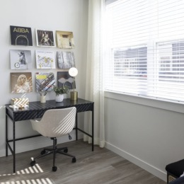 spacious room with seating